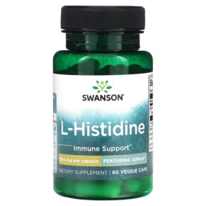 Swanson L-Histidine 500 mg 60 Veggie Caps 087614024790