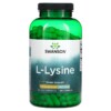 Swanson L-lysine 500 mg 300 Capsules 087614012698