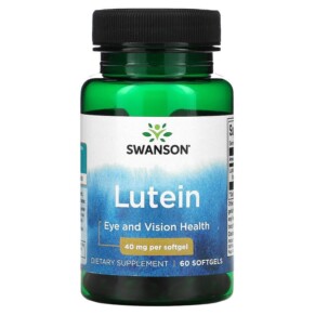 Swanson Lutein 40 mg 60 Softgels 087614029818