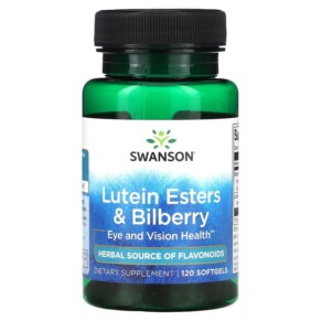Swanson Lutein Esters & Bilberry 120 Softgels 087614019048