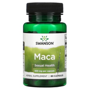 Swanson Maca 500 mg 60 Capsules 087614080116