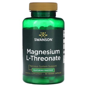 Swanson Magnesium L-Threonate 90 Veggie Capsules 087614027005