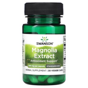 Swanson Magnolia Extract 200 mg 30 Veggie Caps 087614142258