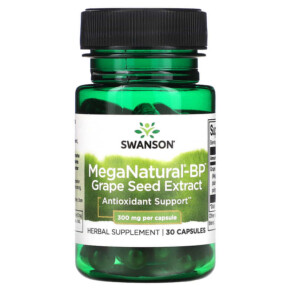 Swanson MegaNatural-BP Grape Seed Extract 300 mg 30 Capsules 087614024158