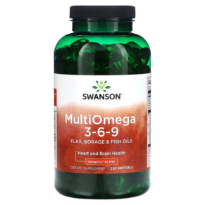 Swanson Multi Omega 3-6-9 220 Softgels 087614170831