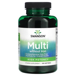 Swanson Multi Without Iron 120 Softgels 087614018829