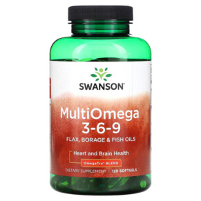 Swanson MultiOmega 3-6-9 120 Softgels 087614170206