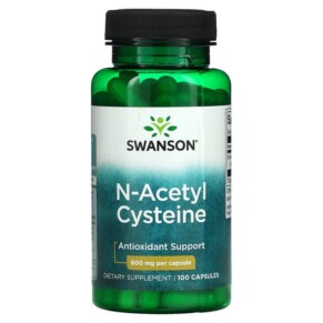 Swanson N-Acetyl Cysteine Antioxidant Support 600 mg 100 Capsules 087614018546