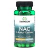 Swanson NAC N-Acetyl Cysteine 1.000 mg 60 Capsules 087614118420
