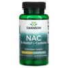 Swanson NAC N-Acetyl L-Cysteine 600 mg 60 Veggie Capsules 087614024585