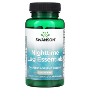 Swanson Nighttime Leg Essentials 60 Veggie Caps 087614070711