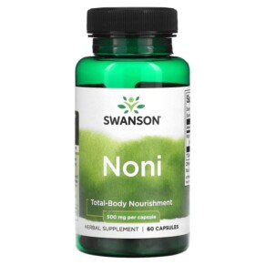 Swanson Noni 500 mg 60 Capsules 087614021249