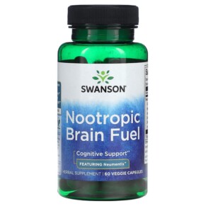 Swanson Nootropic Brain Fuel 60 Veggie Capsules 087614118802