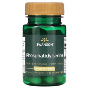 Swanson Phosphatidylserine 100 mg 30 Veggie Caps 087614028996