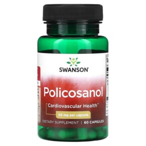 Swanson Policosanol 20 mg 60 Capsules 087614022048