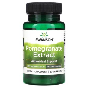 Swanson Pomegranate Extract 250 mg 60 Capsules 087614142654