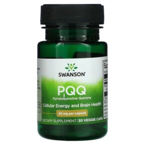 Swanson PQQ 20 mg 30 Veggie Caps 087614028187