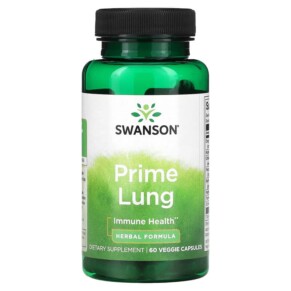 Swanson Prime Lung 60 Veggie Capsules 087614117713