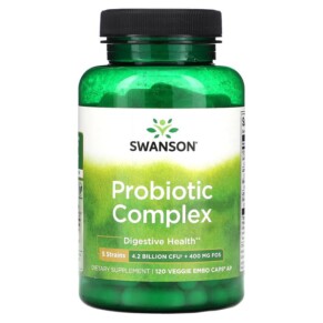Swanson Probiotic Complex 120 Veggie EMBO Caps AP 087614020792