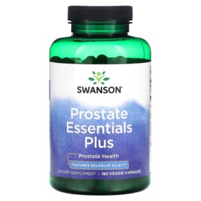 Swanson Prostate Essential Plus 180 Veggie Capsules 087614070919