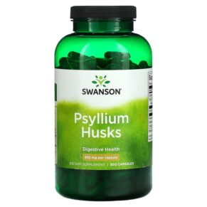 Swanson Psyllium Husks 610 mg 300 Capsules 087614110776