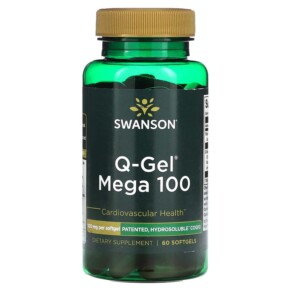 Swanson Q-Gel Mega 100 100 mg 60 Softgels 087614021669