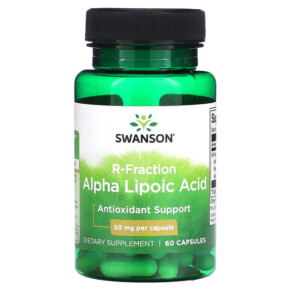 Swanson R-Fraction Alpha Lipoic Acid 50 mg 60 Capsules 087614022512