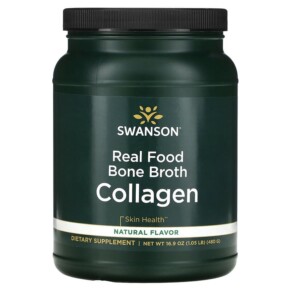 Swanson Real Food Bone Broth Collagen 1.05 lbs (480 g) 087614210636