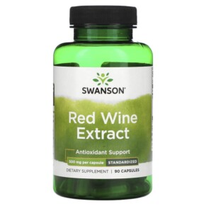 Swanson Red Wine Extract 500 mg 90 Capsules 087614141176