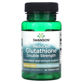 Swanson Reduced Glutathione Double Strength 60 Veggie Caps 087614027043