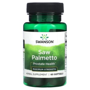 Swanson Saw Palmetto Maximum Strength 60 Softgels 087614142210