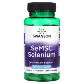 Swanson SeMSC Selenium 200 mcg 120 Capsules 087614021713