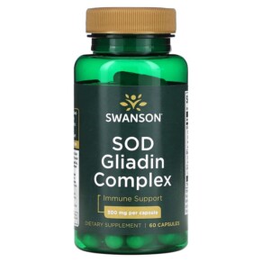 Swanson SOD Gliadin Complex 300 mg 60 Capsules 087614026756