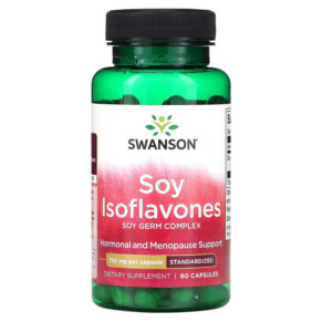 Swanson Soy Isoflavones 750 mg 60 Capsules 087614115597