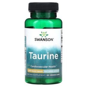 Swanson Taurine 1.000 mg 60 Veggie Caps 087614027364