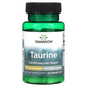 Swanson Taurine 500 mg 60 Veggie Caps 087614024561