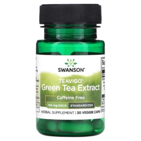 Swanson Teavigo Green Tea Extract 150 mg 30 Veggie Caps 087614141985