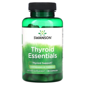 Swanson Thyroid Essentials 90 Capsules 087614070384
