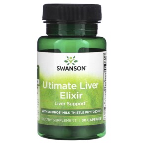 Swanson Ultimate Liver Elixir with Siliphos Milk Thistle Phytosome 30 Capsules 087614022475