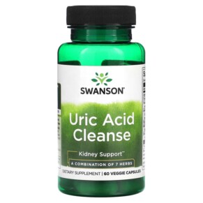 Swanson Uric Acid Cleanse 60 Veggie Capsules 087614028491