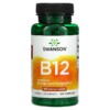 Swanson Vitamin B12 500 mcg 260 Capsules 087614010311