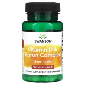 Swanson Vitamin D & Boron Complex 60 Capsules 087614022123