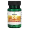Swanson Vitamin D3 25 mcg (1.000 IU) 60 Capsules 087614115108