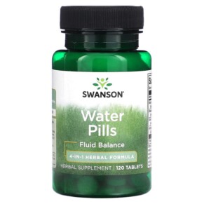 Swanson Water Pills 120 Tablets 087614040134