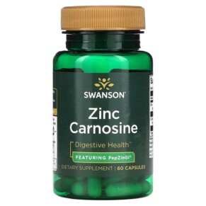 Swanson Zinc Carnosine 60 Capsules 087614022819