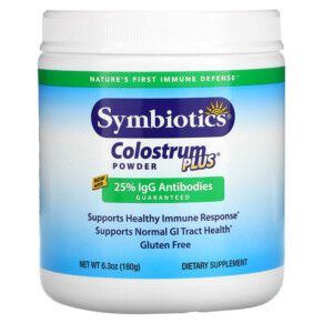 Symbiotics Colostrum Plus Powder 6.3 oz (180 g) 647303040083