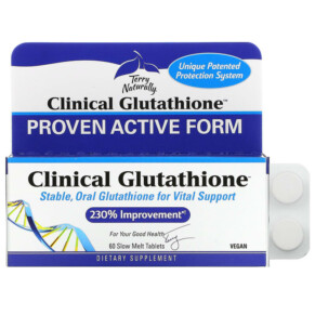 Terry Naturally Clinical Glutathione 60 Slow Melt Tablets 367703237066