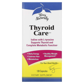 Terry Naturally Thyroid Care 120 Capsules 367703255022