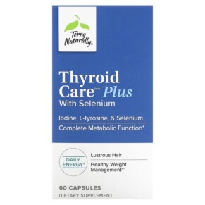 Terry Naturally Thyroid Care Plus with Selenium 60 Capsules 367703134167