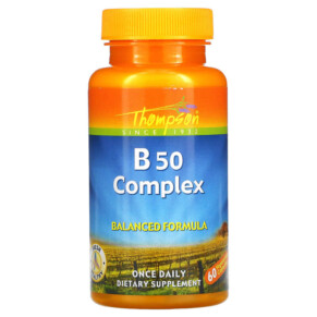 Thompson B50 Complex 60 Vegetarian Capsules 031315196805